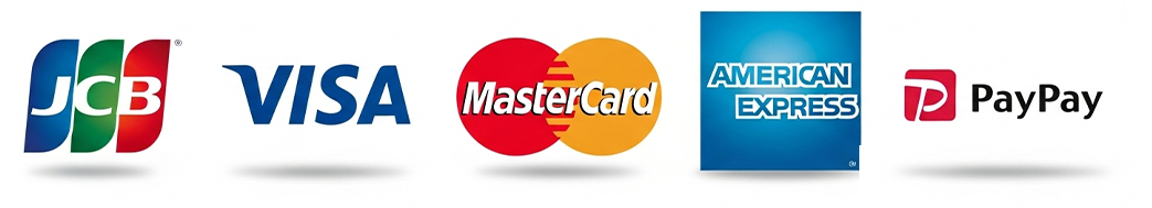 JCB・VISA・Mastercard・AMEX・交通系IC・PayPay
